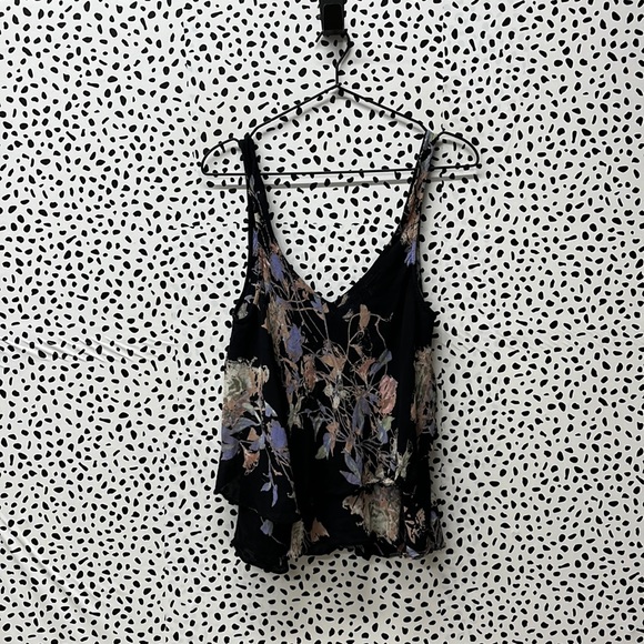 Free People Tops - Free People Floral Tiered Tank Blouse